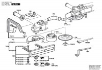 Bosch 0 601 362 003 Gws 23-230 Angle Grinder 230 V / Eu Spare Parts